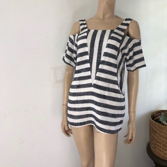 Soft Surroundings Sunset tunic cold shoulder size:XS - Picture 3 of 16